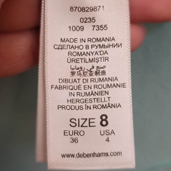 Diamond by Julien MacDonald Wave Fit & Flair High Low Dress - Picture 7 of 10